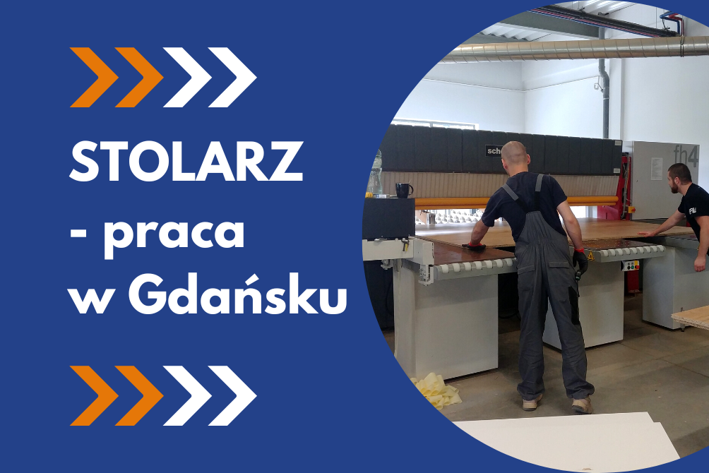 Stolarz, operator piły panelowej praca